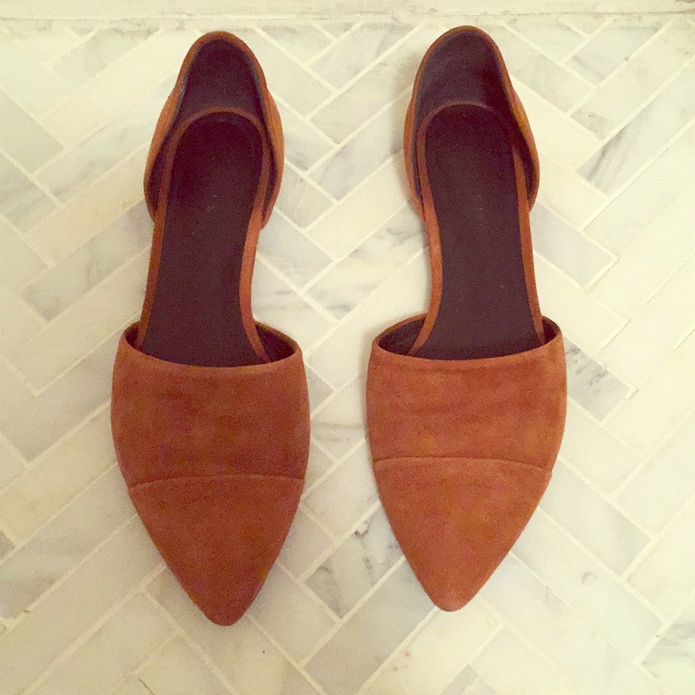 Jenni Kayne Suede Saddle D’orsay Flats
